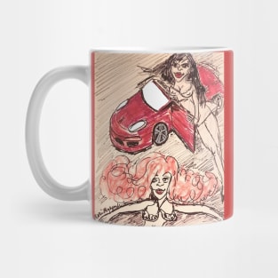 Porsche Female Models Mug